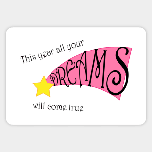 Predictions for the new year Sticker